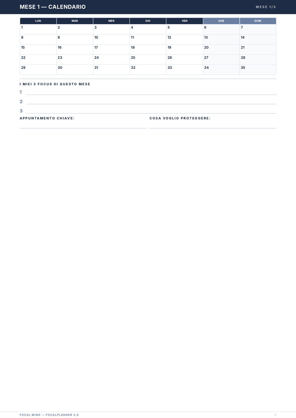 FocalPlanner 2.0: il planner pensato per il cervello ADHD